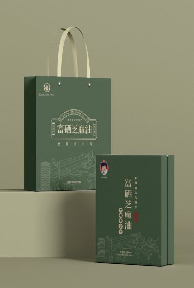 安徽老字号-张伶柯木榨油包装设计插图2